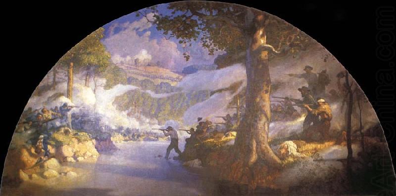 NC Wyeth The Battle of Wilson-s Creek china oil painting image